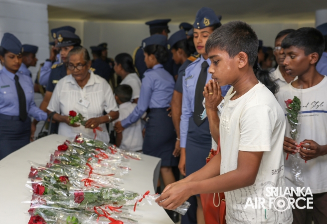 SLAF FALLEN WAR HEROES HONOURED AT THE WAR HEROES MONUMENT SLAF TRADE TRAINING SCHOOL, EKALA